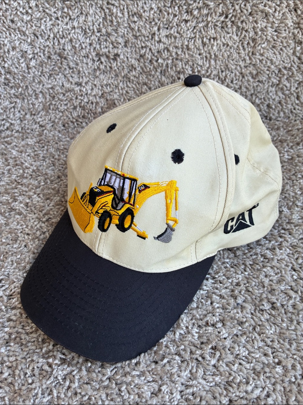 CAT Embroidered Backhoe Loaders SnapBack Cap